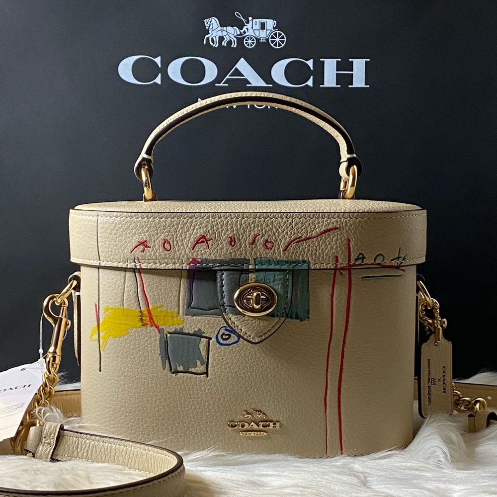 💰SOLD - C5655 - Coach X Jean Michel Basquiat Kay Crossbody - Picture 1 of 10